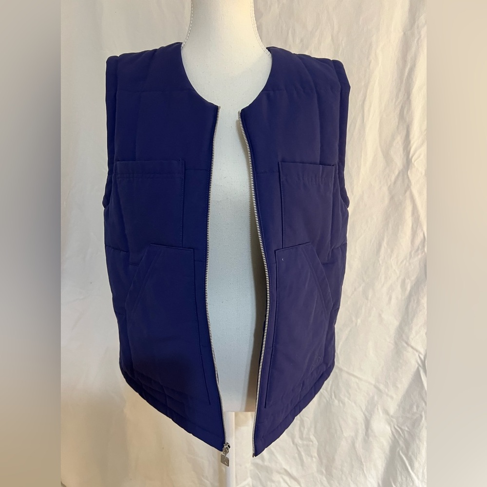 Jordan purple zip up vest